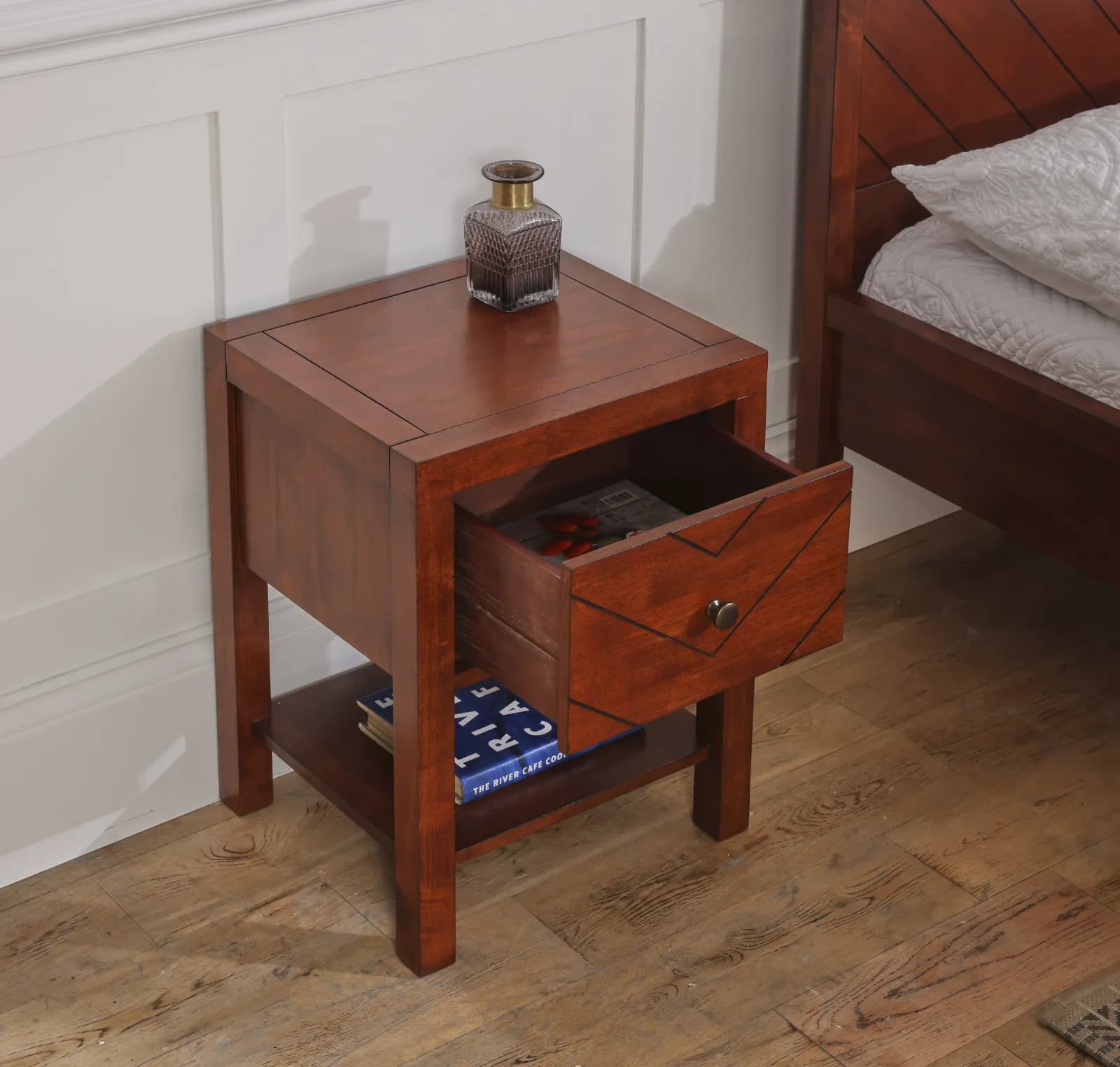 Maya Bedside Draw Open