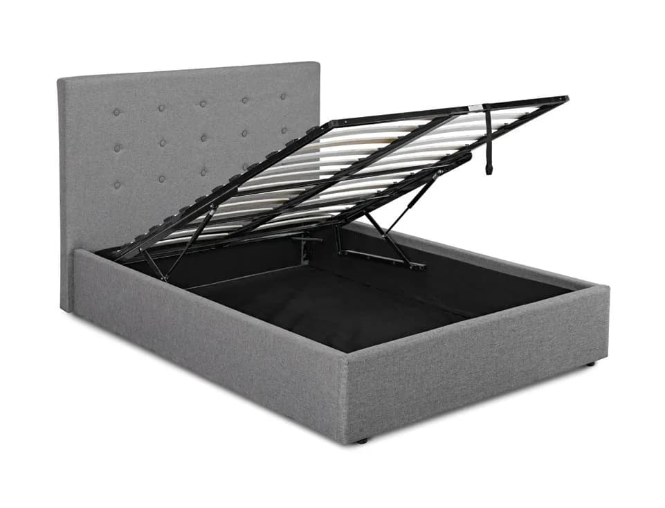 4'0 Lucca Plus Bed Grey