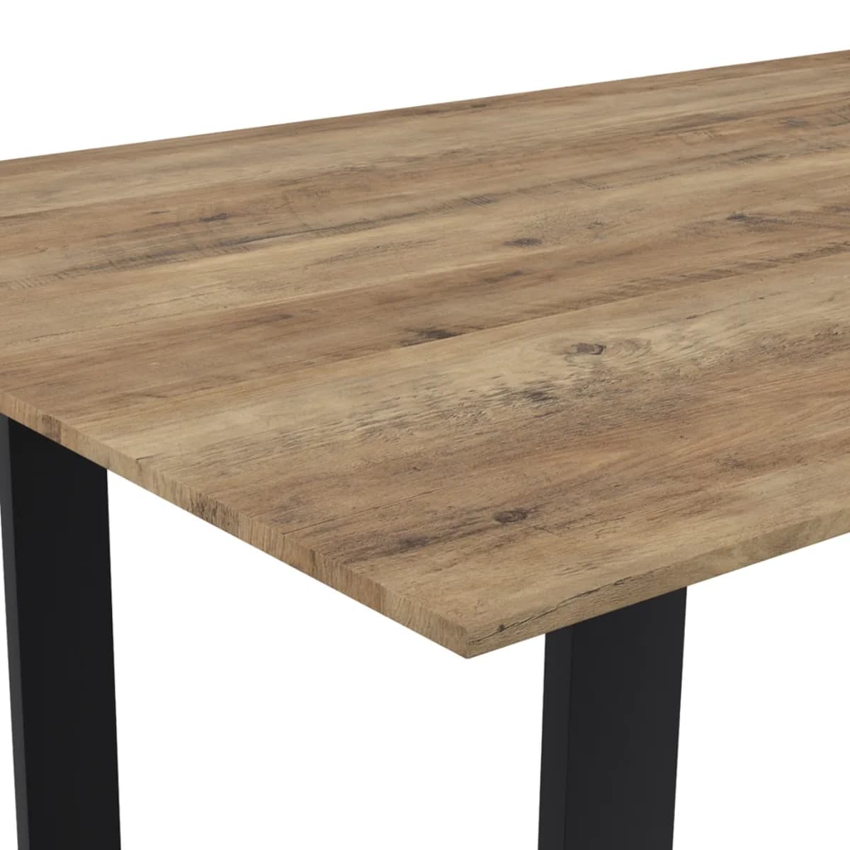 Antibes Russet / Black Dining Table