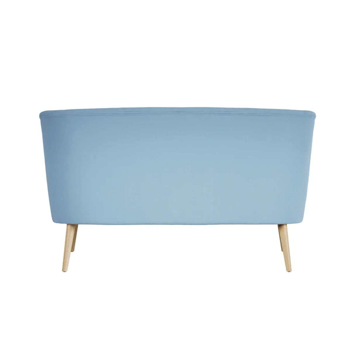 Beau 2 Seater Sofa Cornflower Blue / Blonde Wood