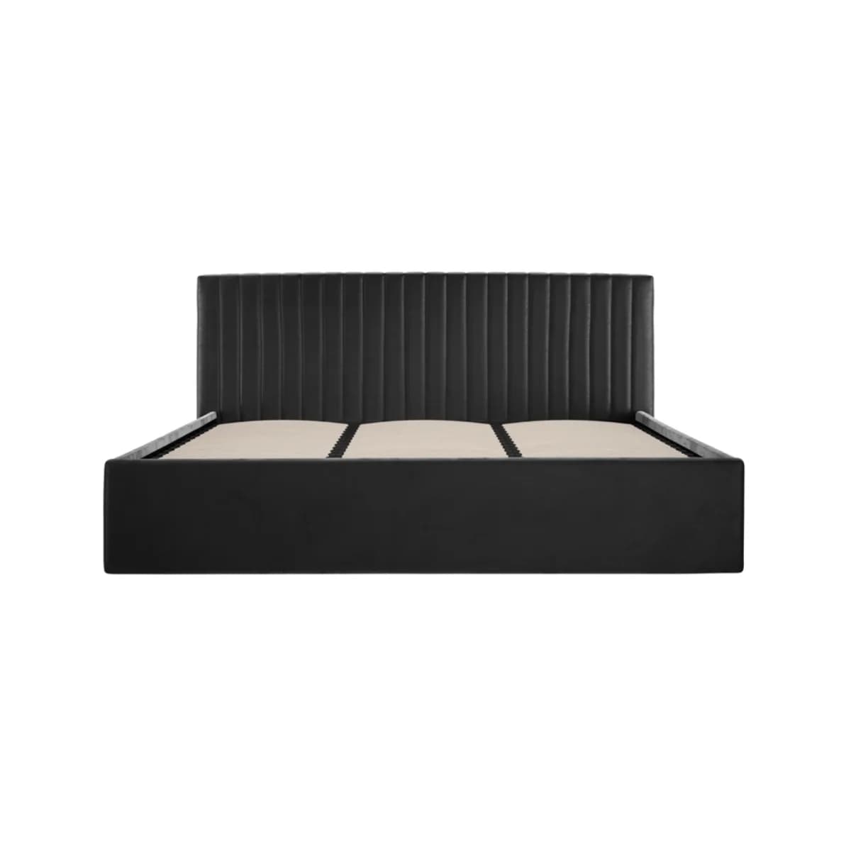 Berlin Black Ottoman Super King Size Bed