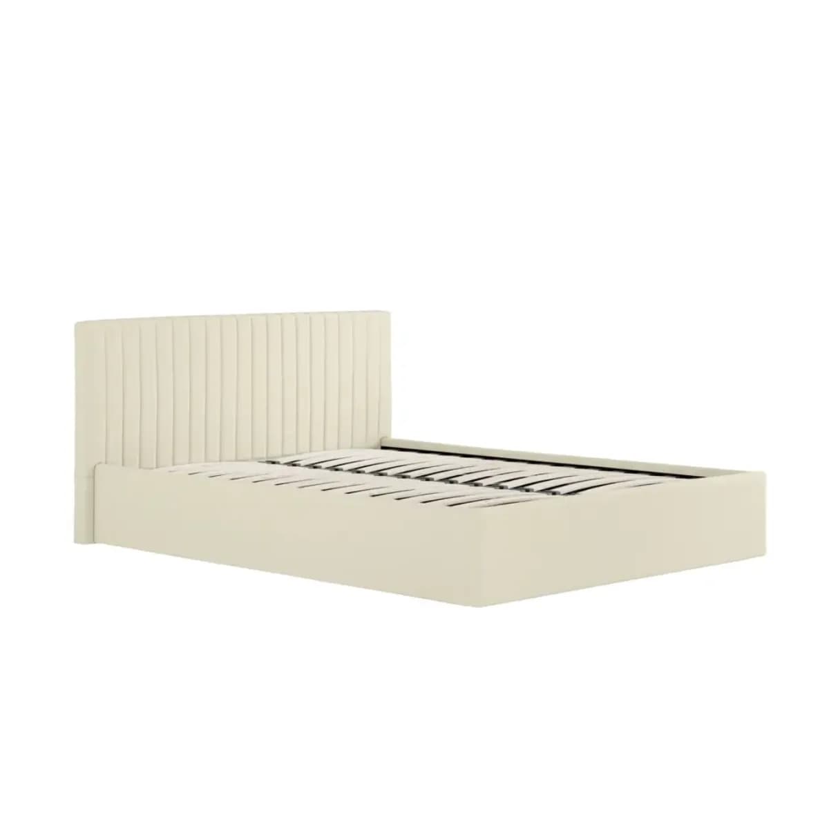 Berlin Milk Ottoman King Size Bed
