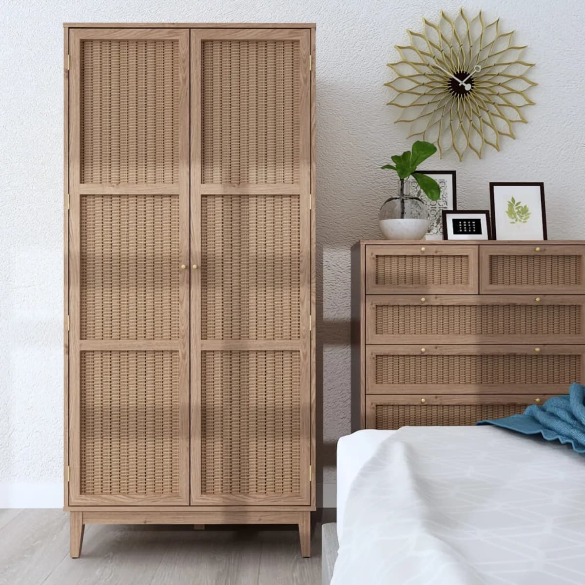Bordeaux 2door Wardrobe