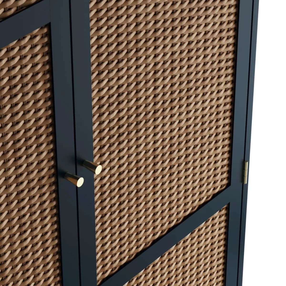 Bordeaux Blue 2 Door Wardrobe
