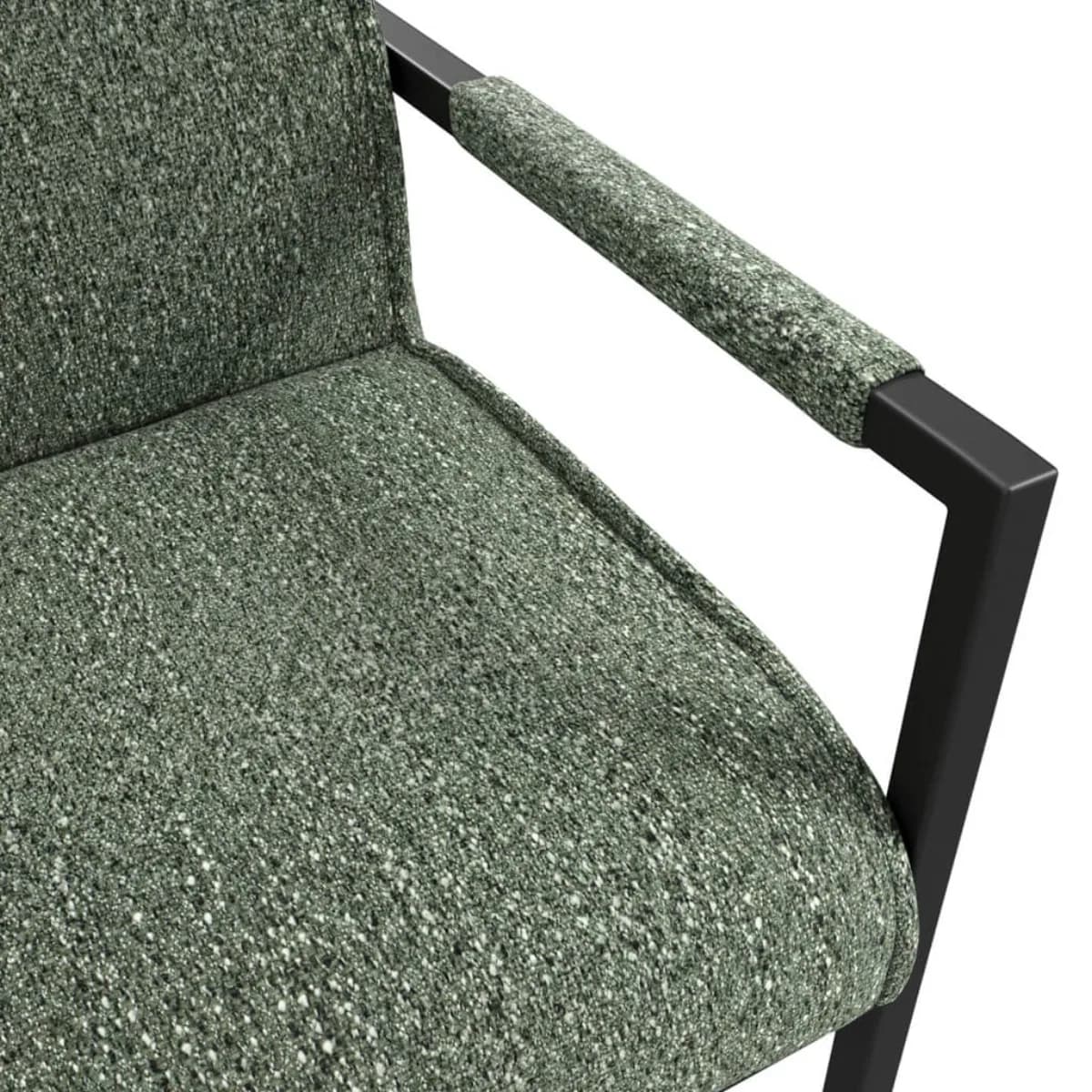 Cleaver Desert Sage / Black / Arms Dining Chair