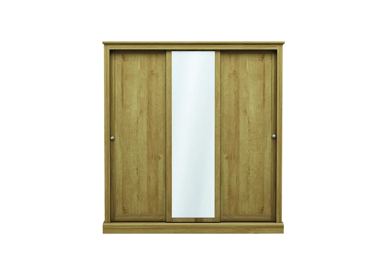 Devon Oak 2 Door Wardrobe