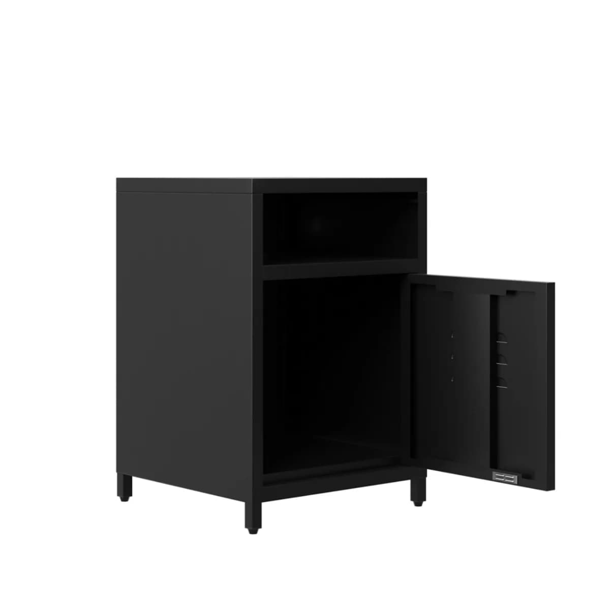 Dillon Black Bedside Cabinet
