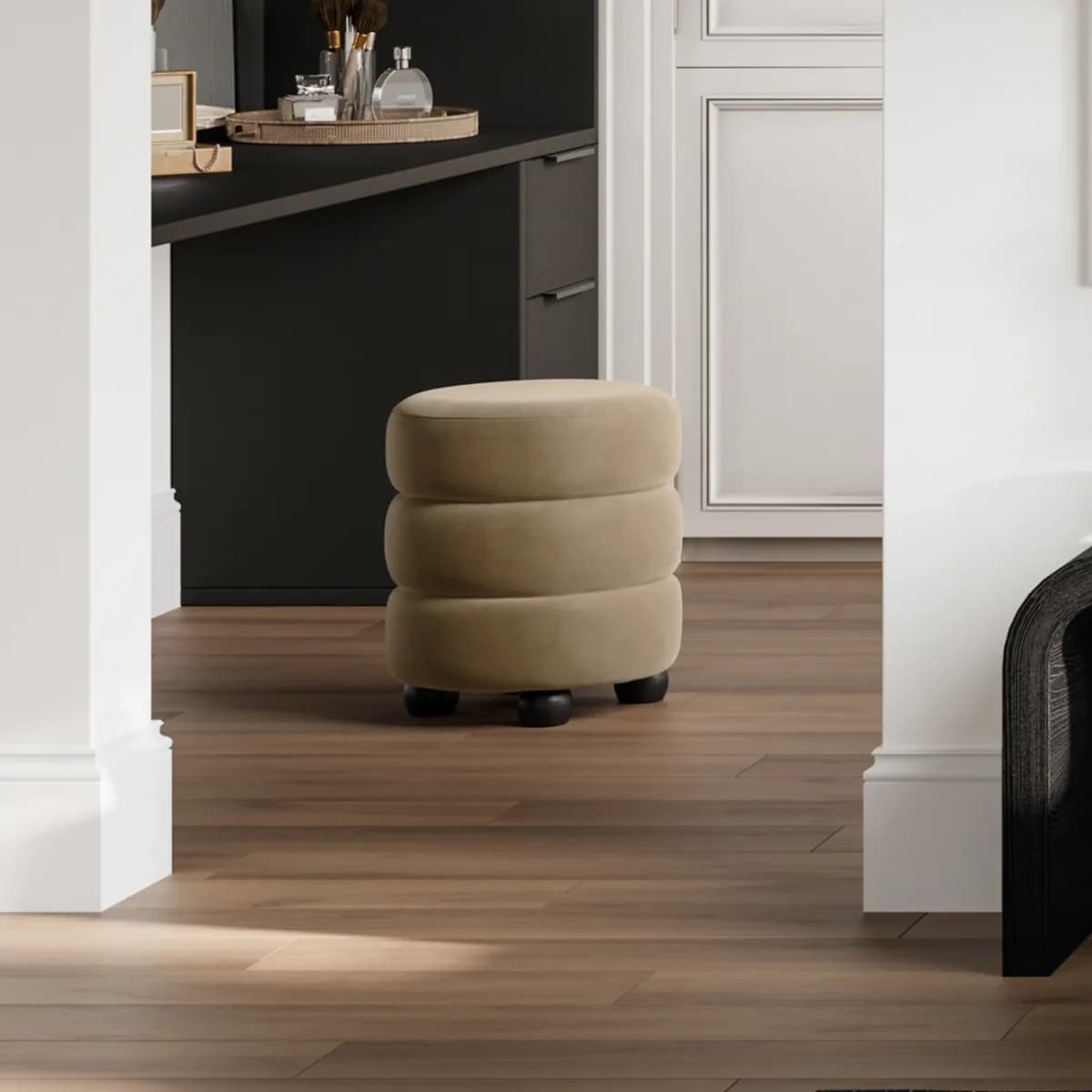 Emi Mole / Black Pouffe