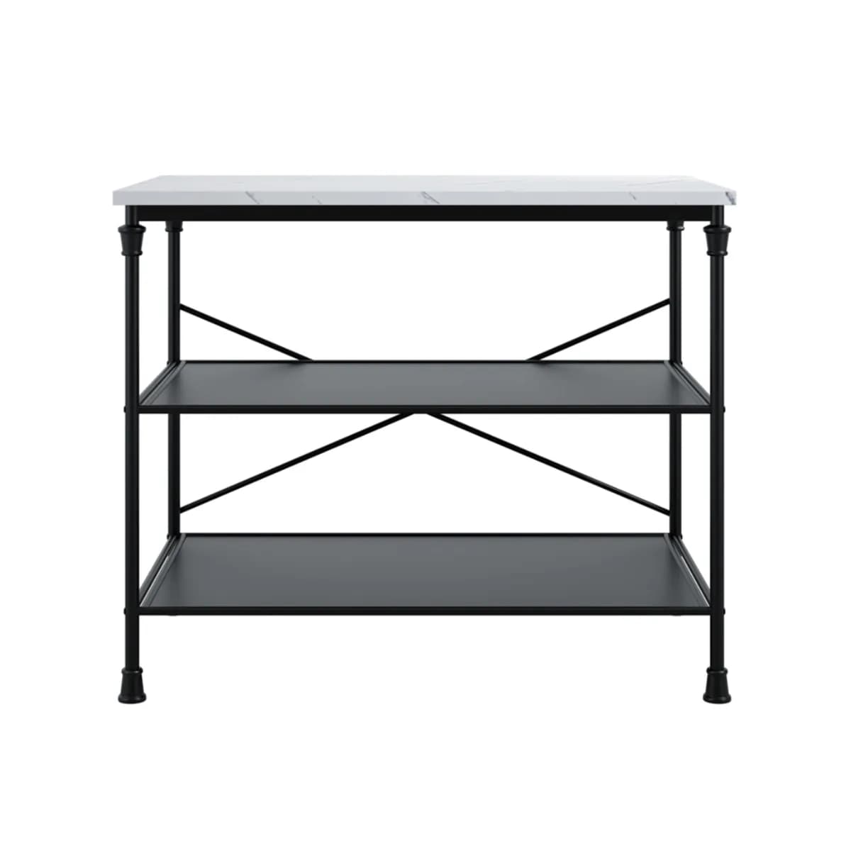 Fairmont Marble Effect Kitchen Island