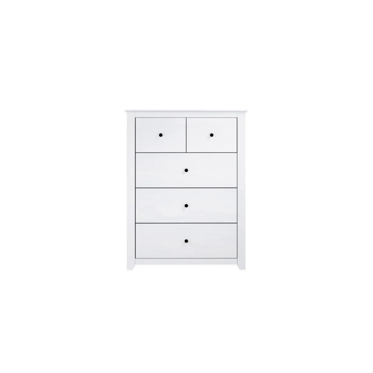 Havana White King Size Bed