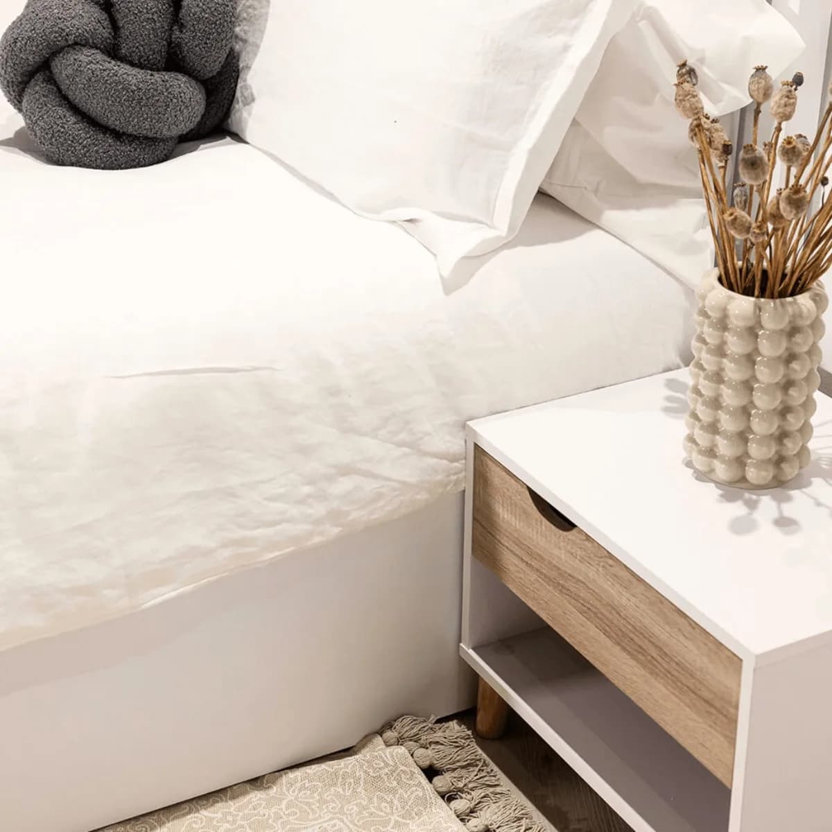 Stockholm 1 Dr Bedside Cabinet