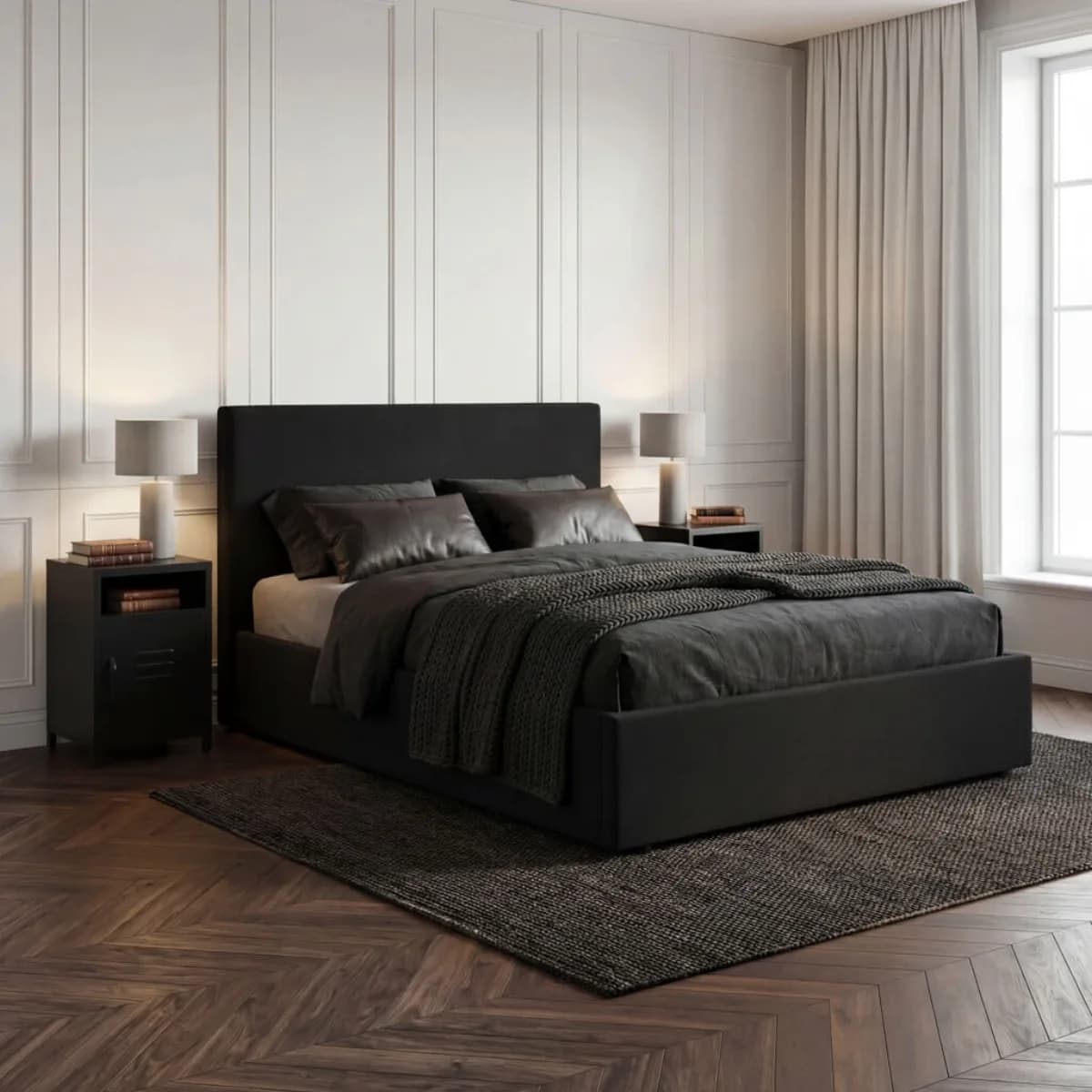 Wilder Onyx Double Bed
