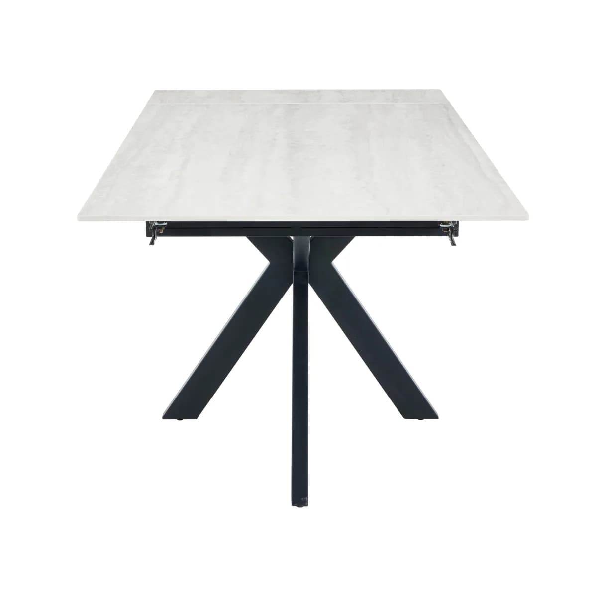 Amalfi 1.8m Extending Ivory Dining Table