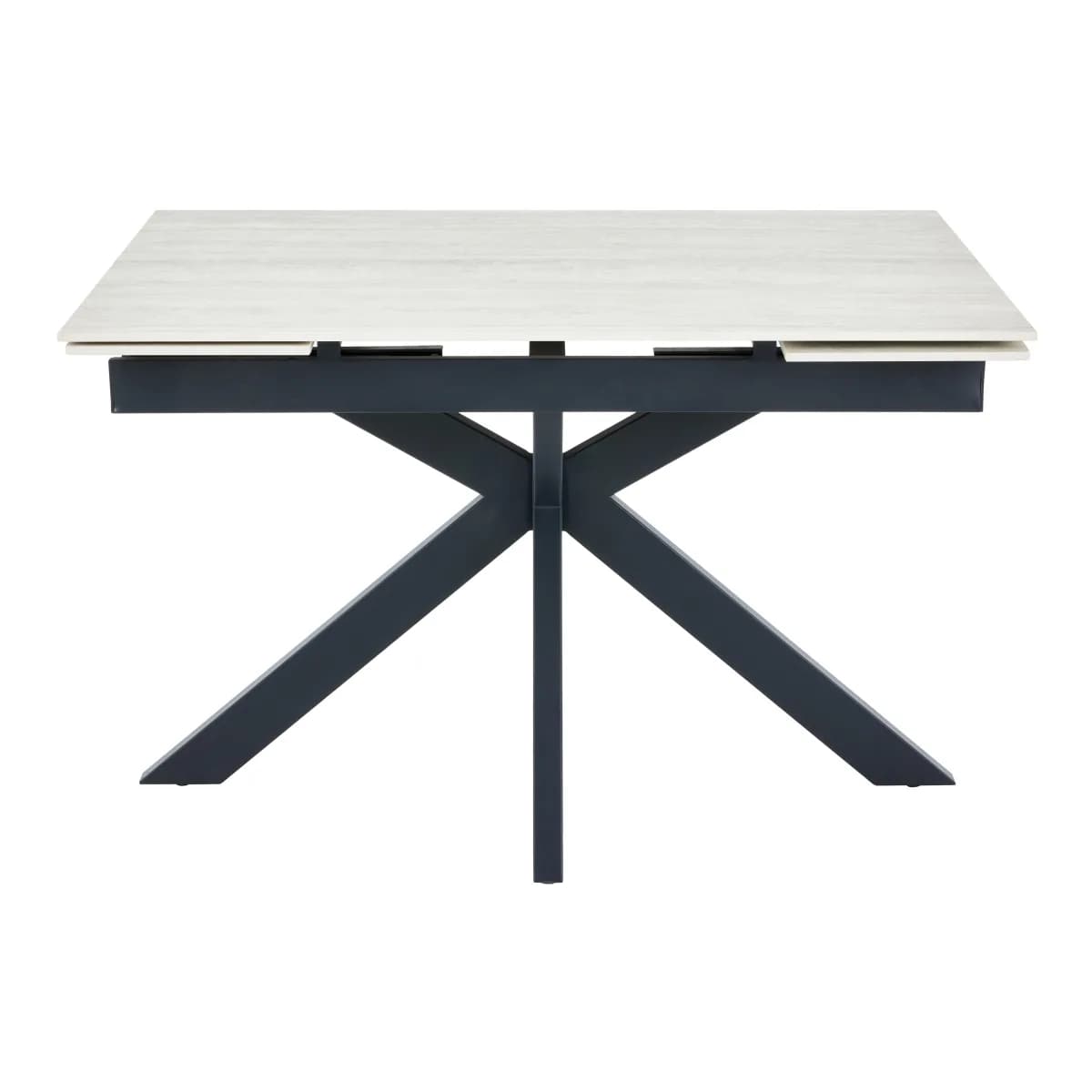 Amalfi 1.8m Extending Ivory Dining Table