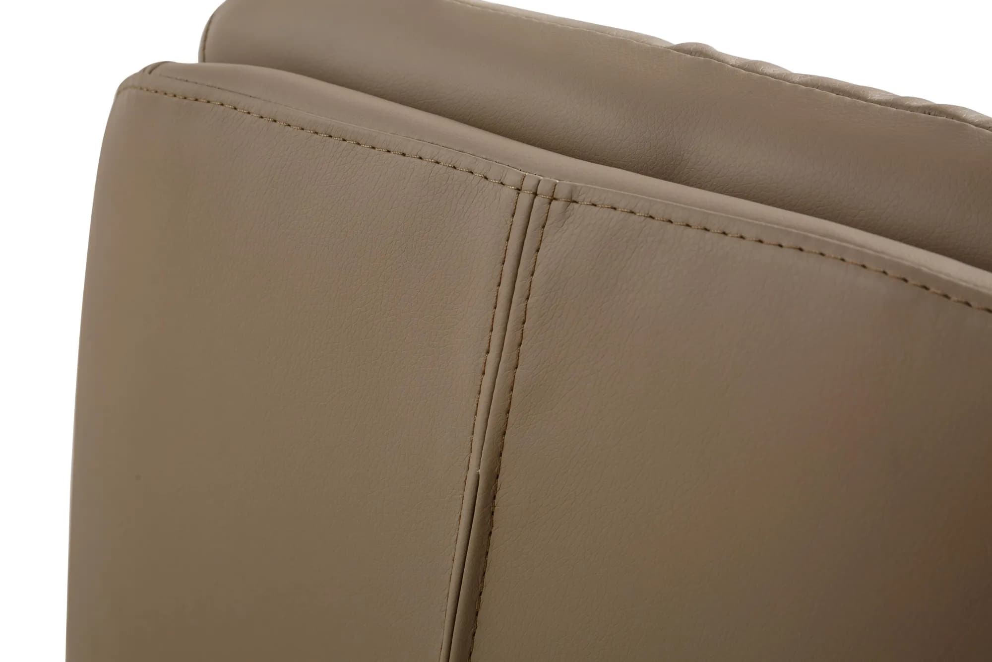 Arnhem Leather Effect Mink Dining Chair