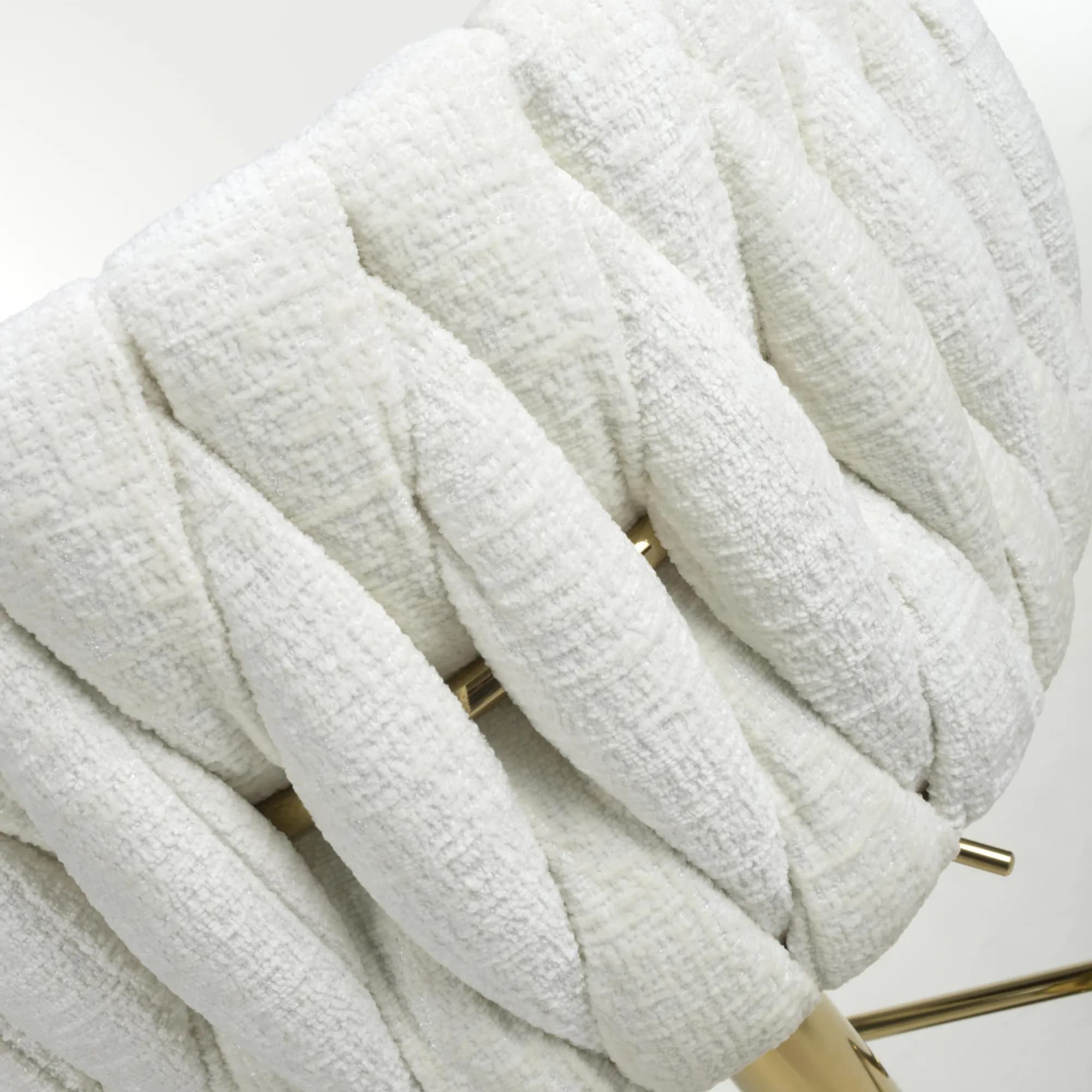 Bellaire Textured Effect Cream Bar Stool