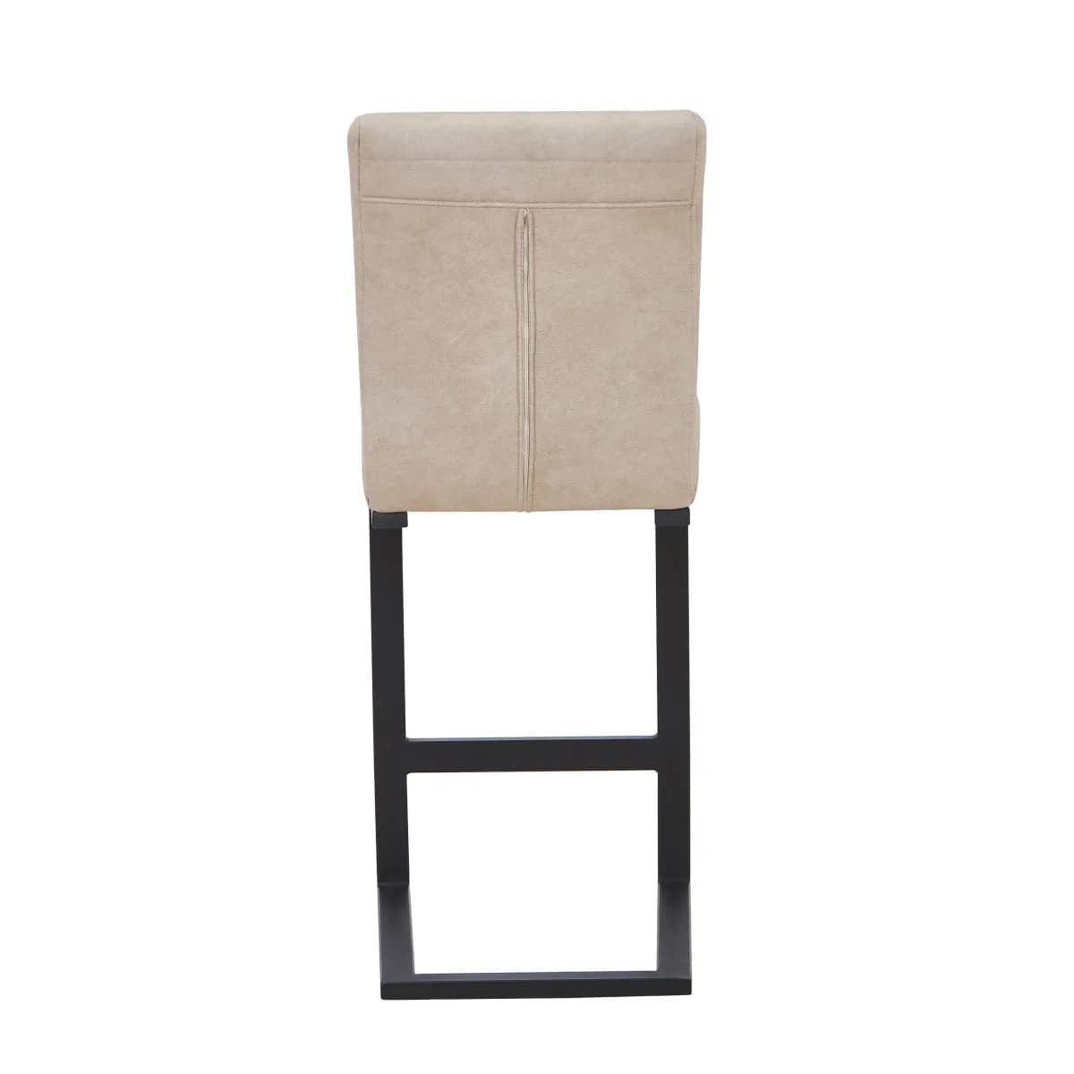 Belvoir Leather Effect Beige Bar Stool