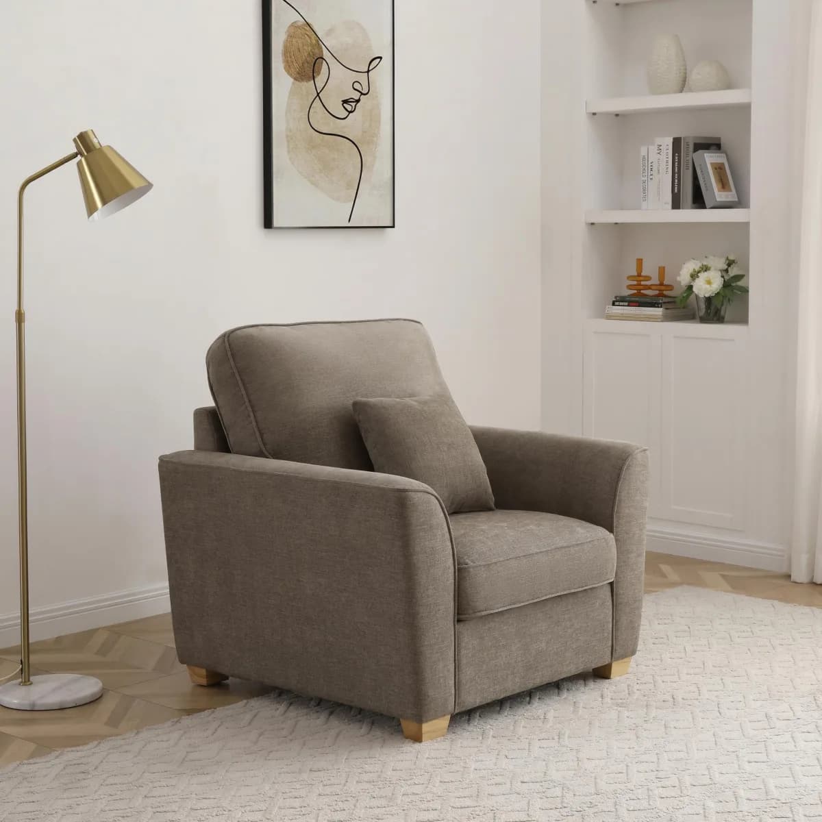Chatsworth Oatmeal Armchair