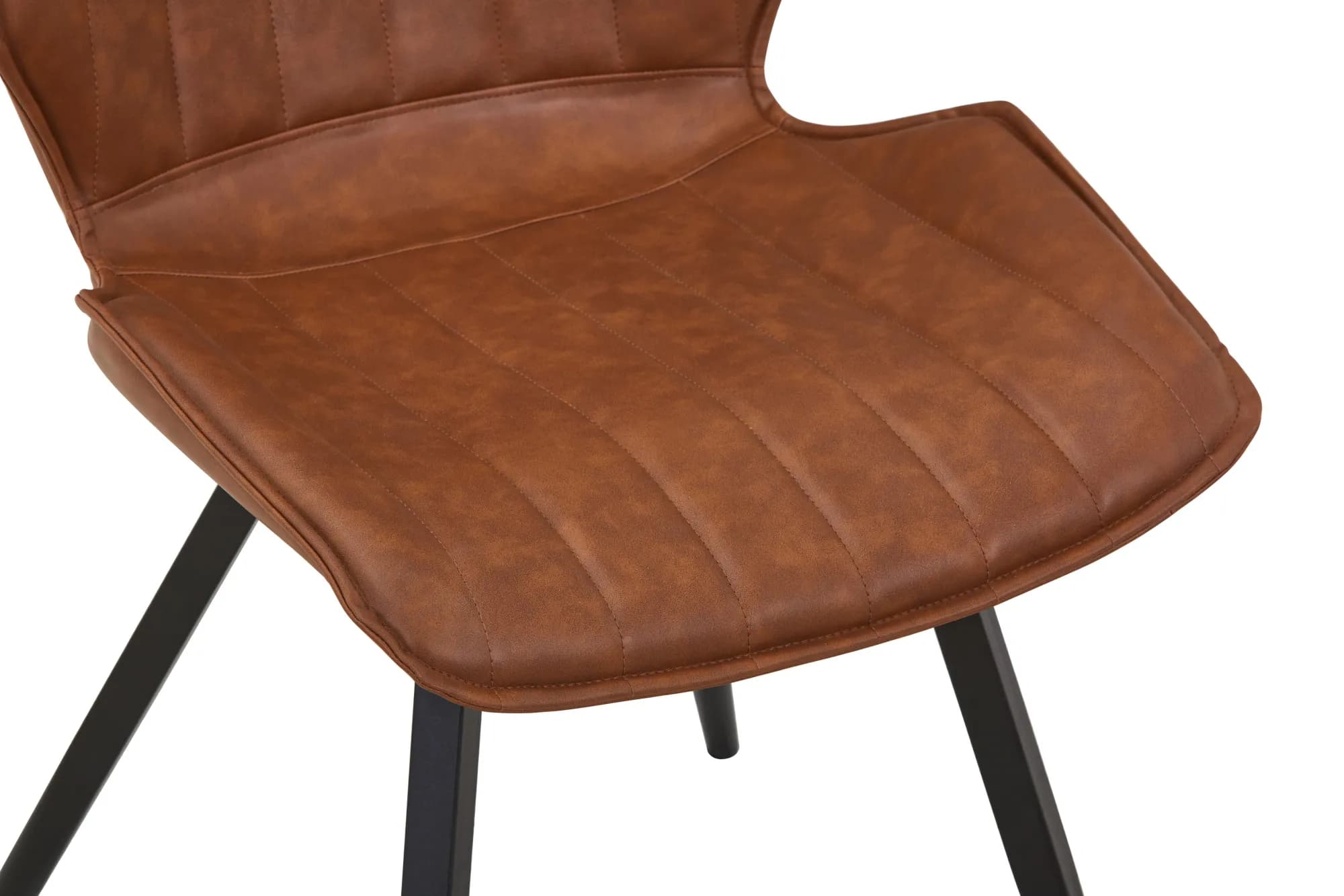 Classic Leather Effect Tuscan Tan Dining Chair