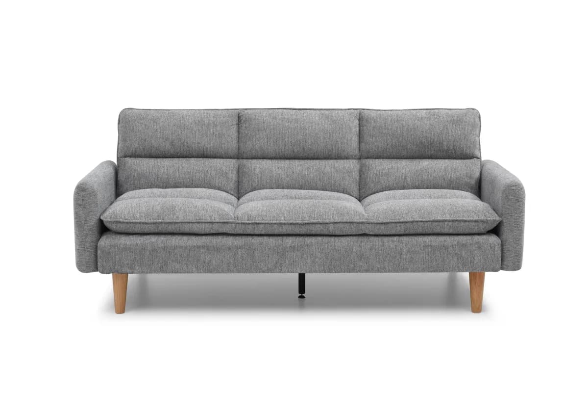 Cosy Rest Chenille Effect Light Grey Sofa Bed