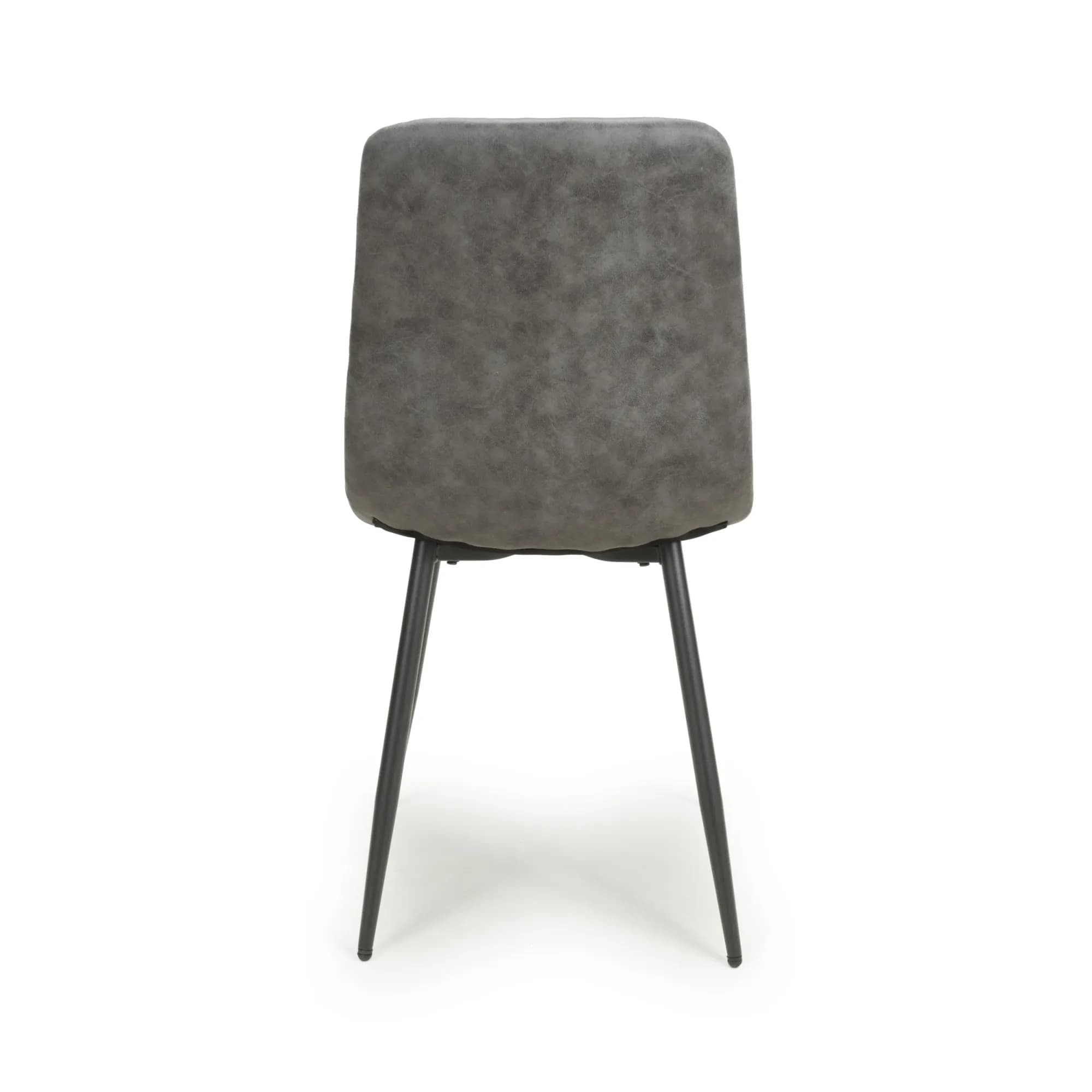 Lisbon Microfibre Grey Dining Chair