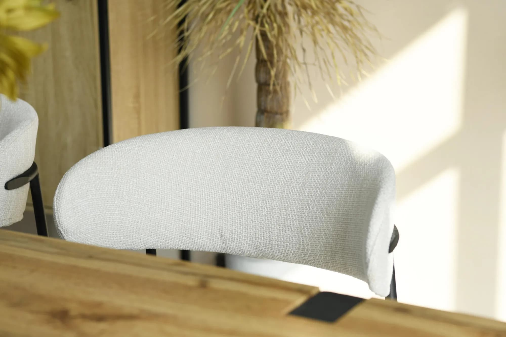Marisa Linen Effect Natural Dining Chair