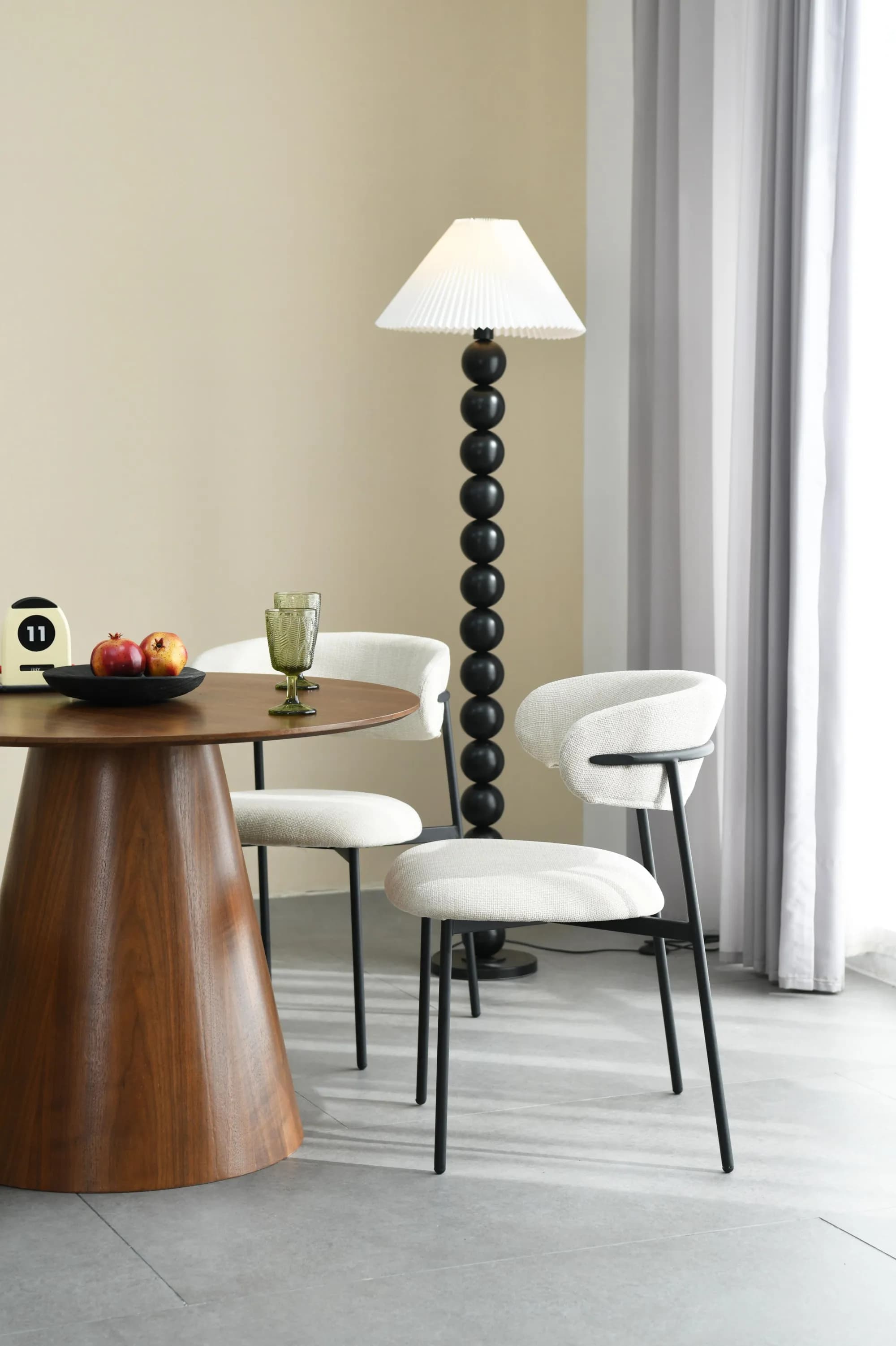 Marisa Linen Effect Natural Dining Chair
