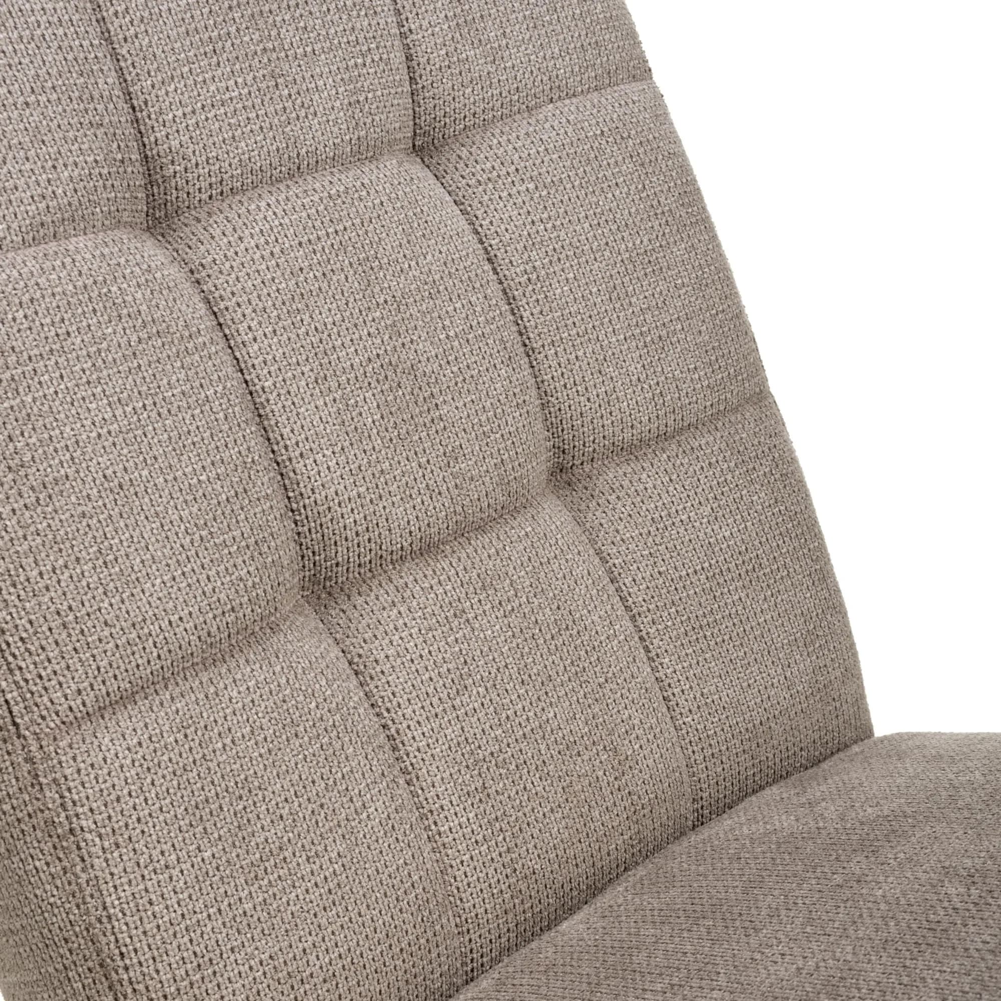 Moseley Flax Effect Light Brown Dining Chair in Natural Legs