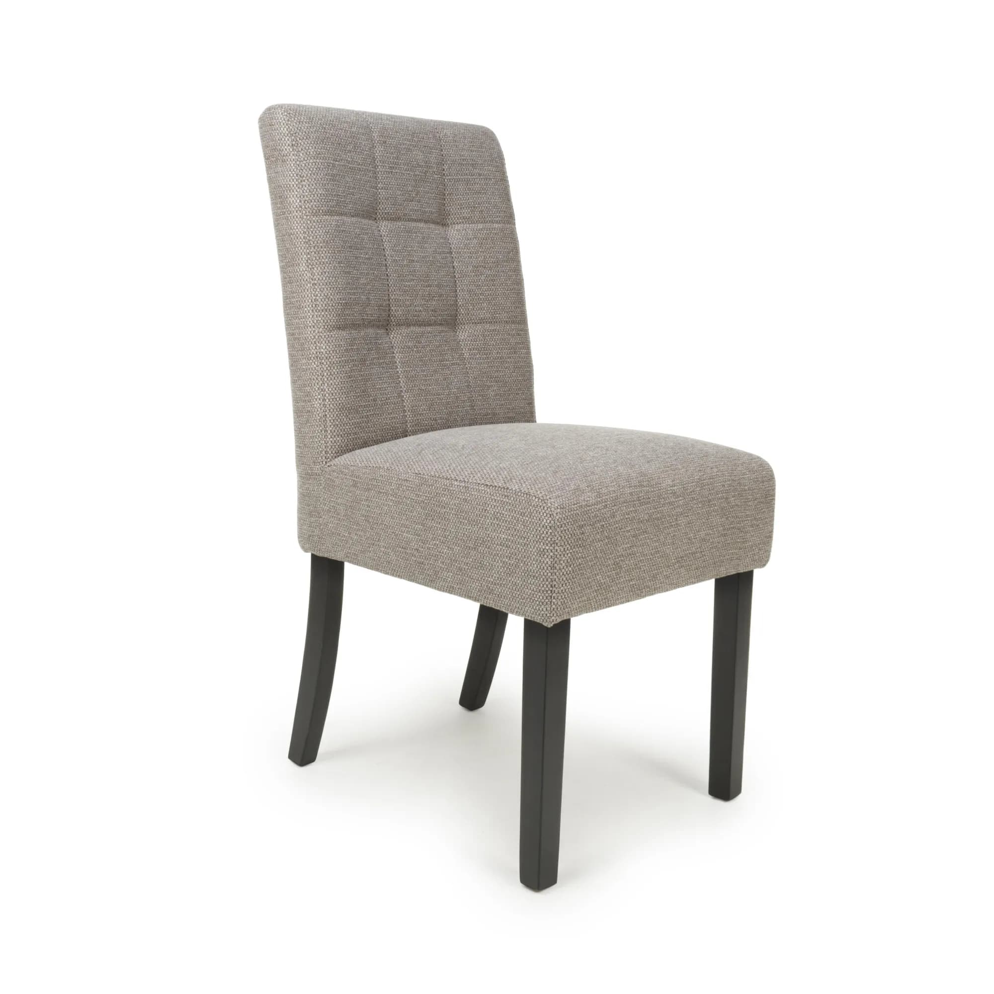 Moseley Weave Mocha Dining Chair in Black Legs