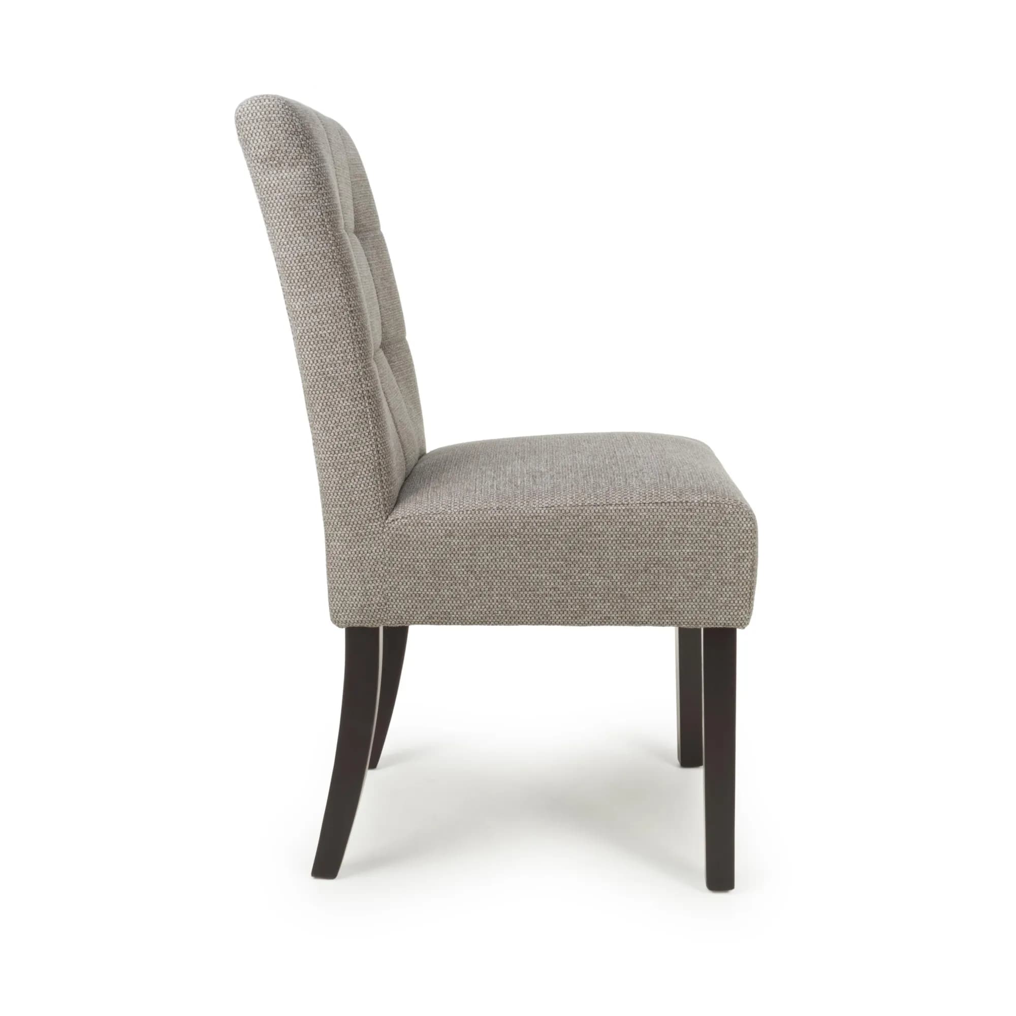 Moseley Weave Mocha Dining Chair in Walnut Legs