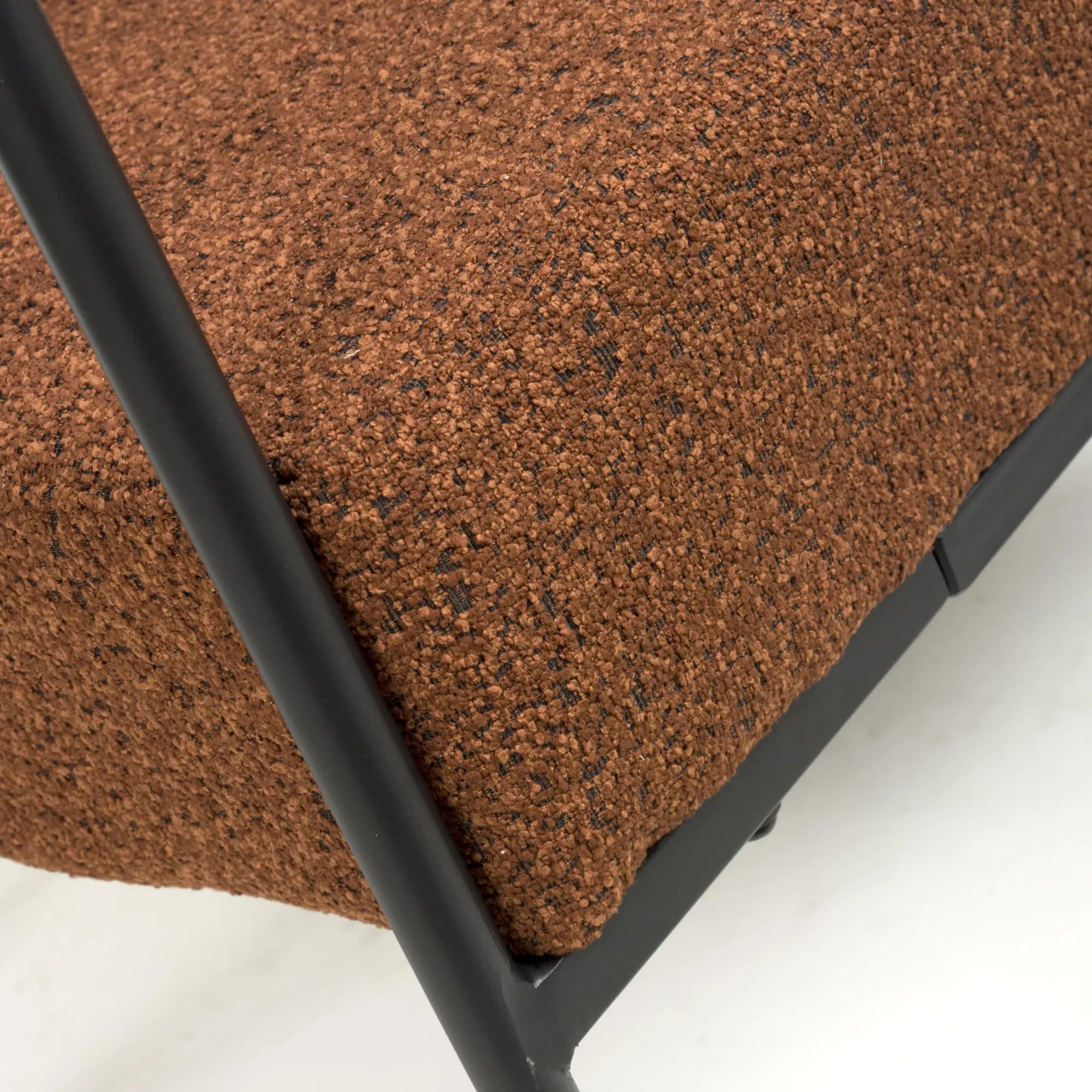Oslo Speckled Burnt Orange Armchair