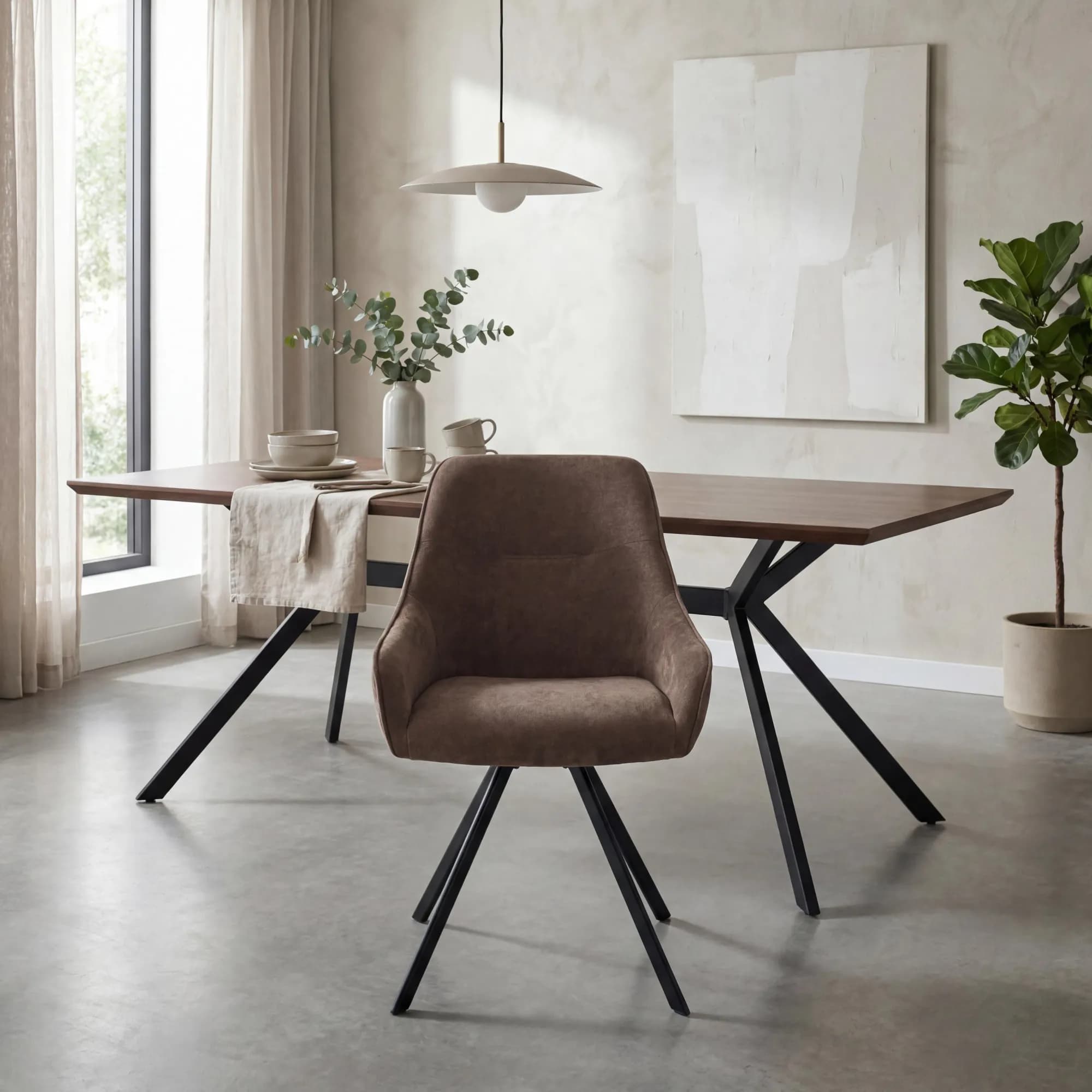 Rennes Brown Dining Chair