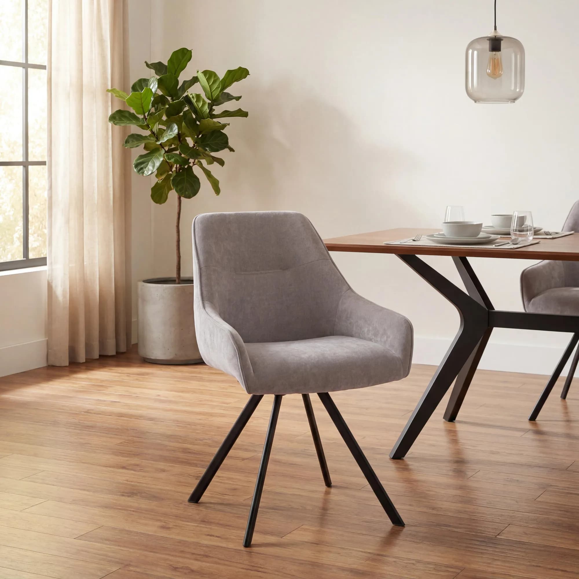 Rennes Dark Oatmeal Dining Chair