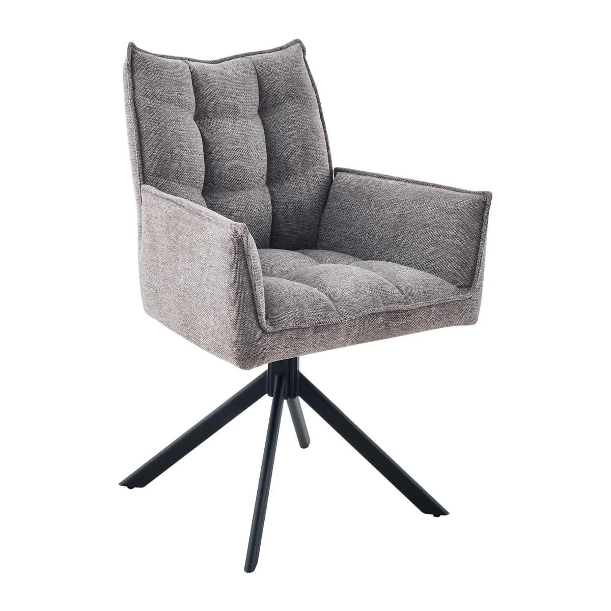 Vichy Tweed Mocha Dining Chair