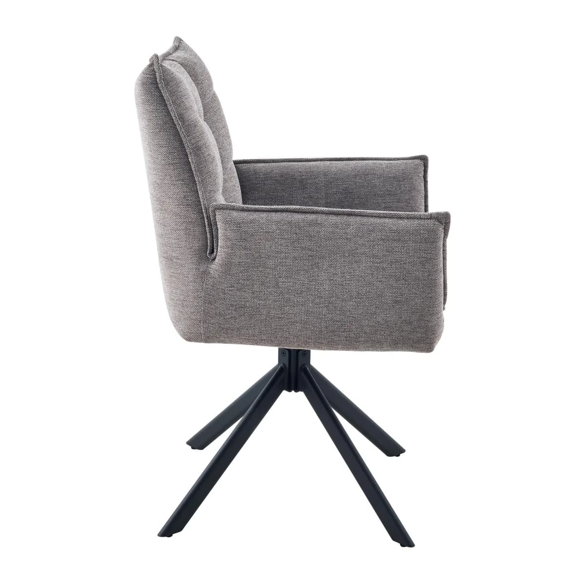 Vichy Tweed Mocha Dining Chair