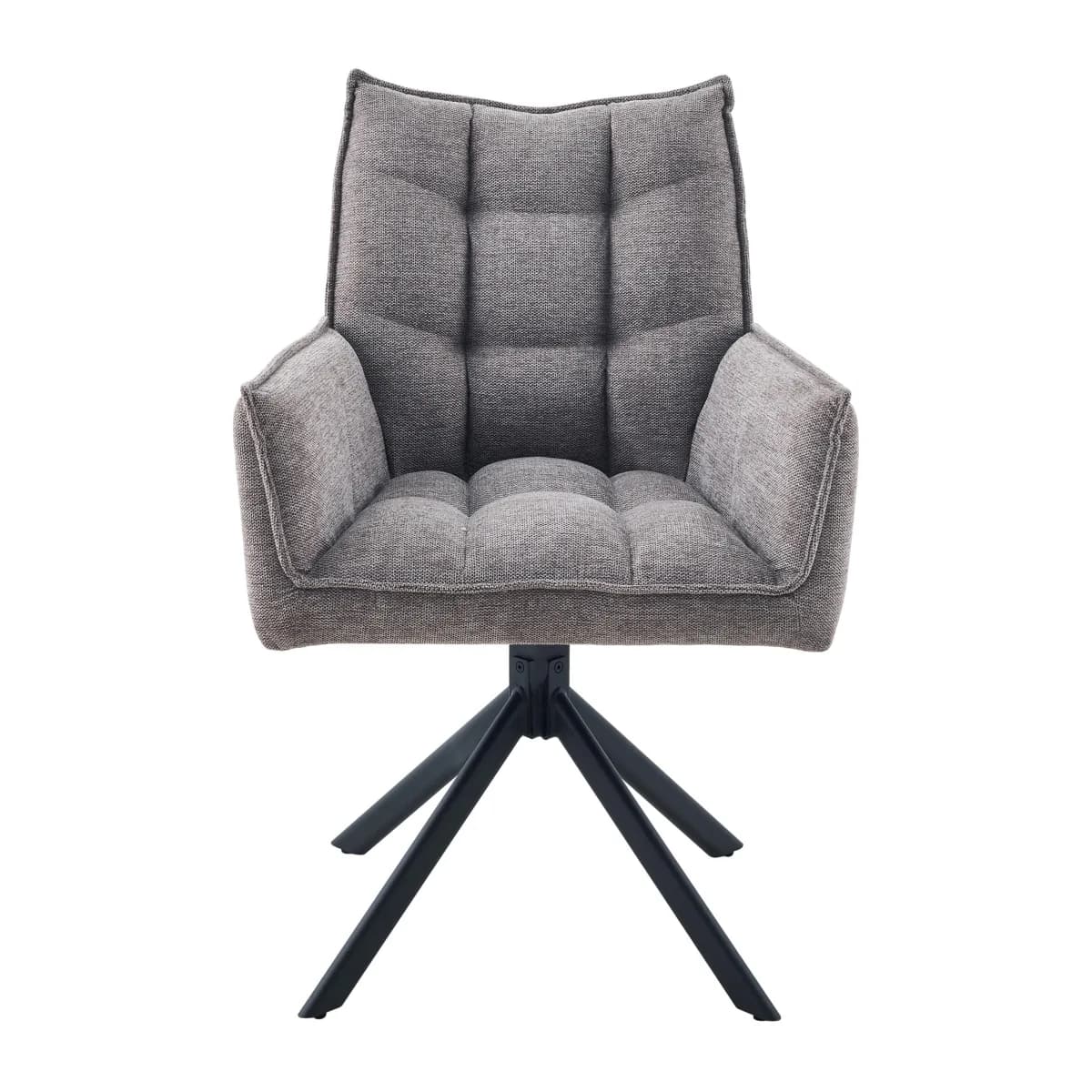 Vichy Tweed Mocha Dining Chair