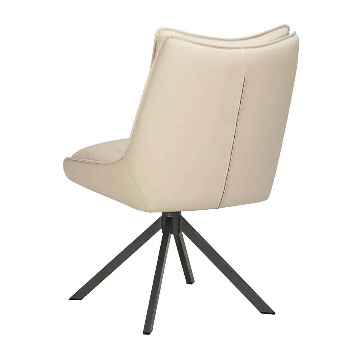 Vogue Leather Effect Stone Dining Chair
