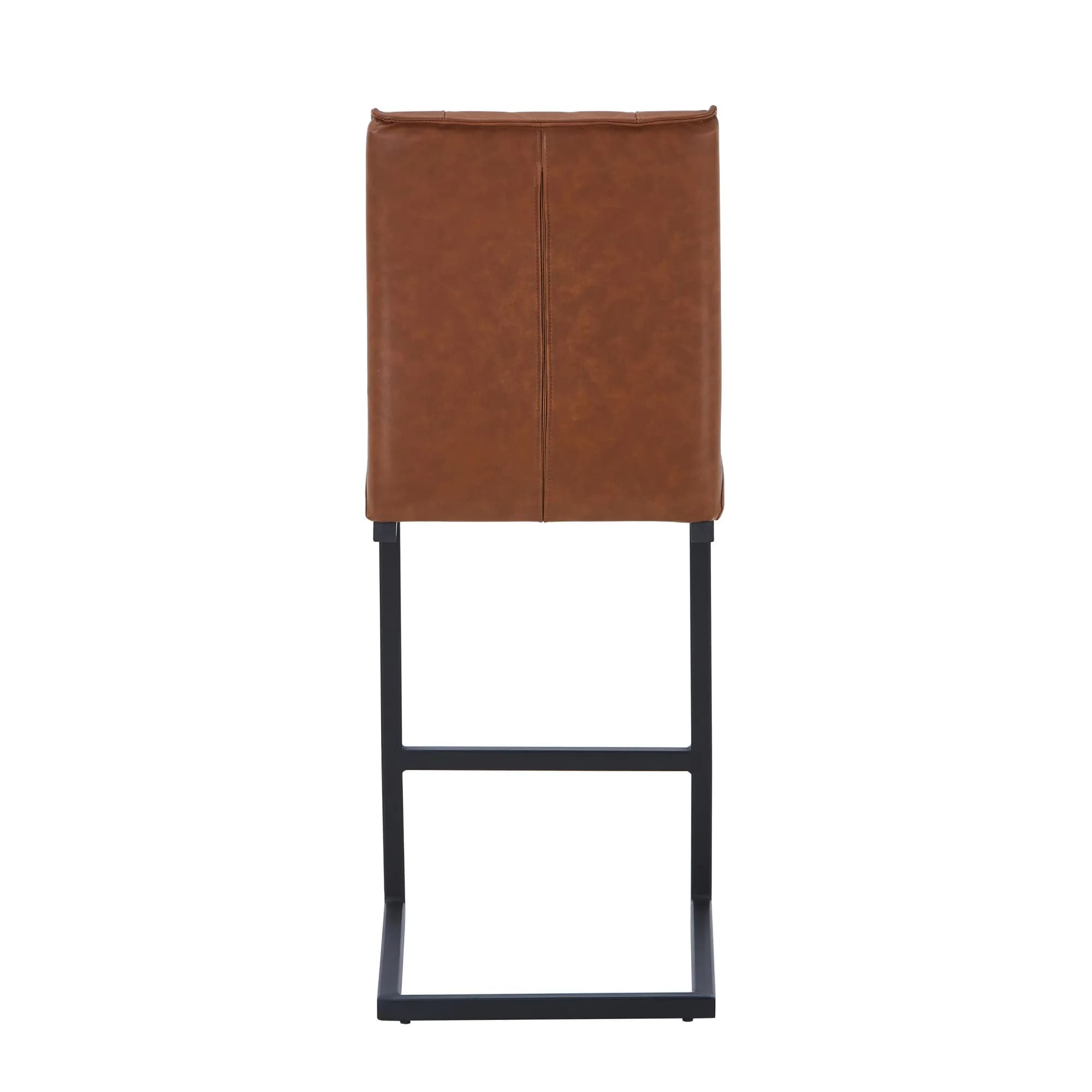 Warwick Leather Effect Tuscan Tan Bar Stool