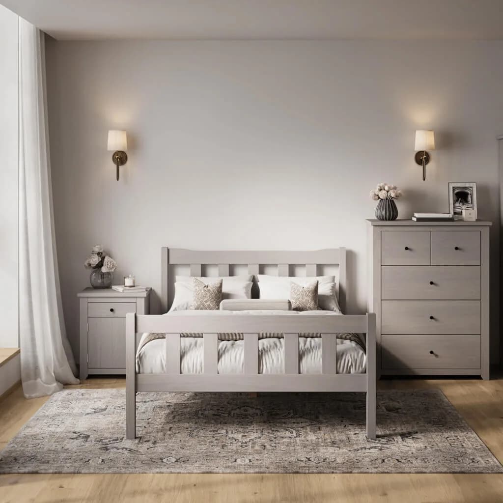 Havana Grey Bedside Cabinet