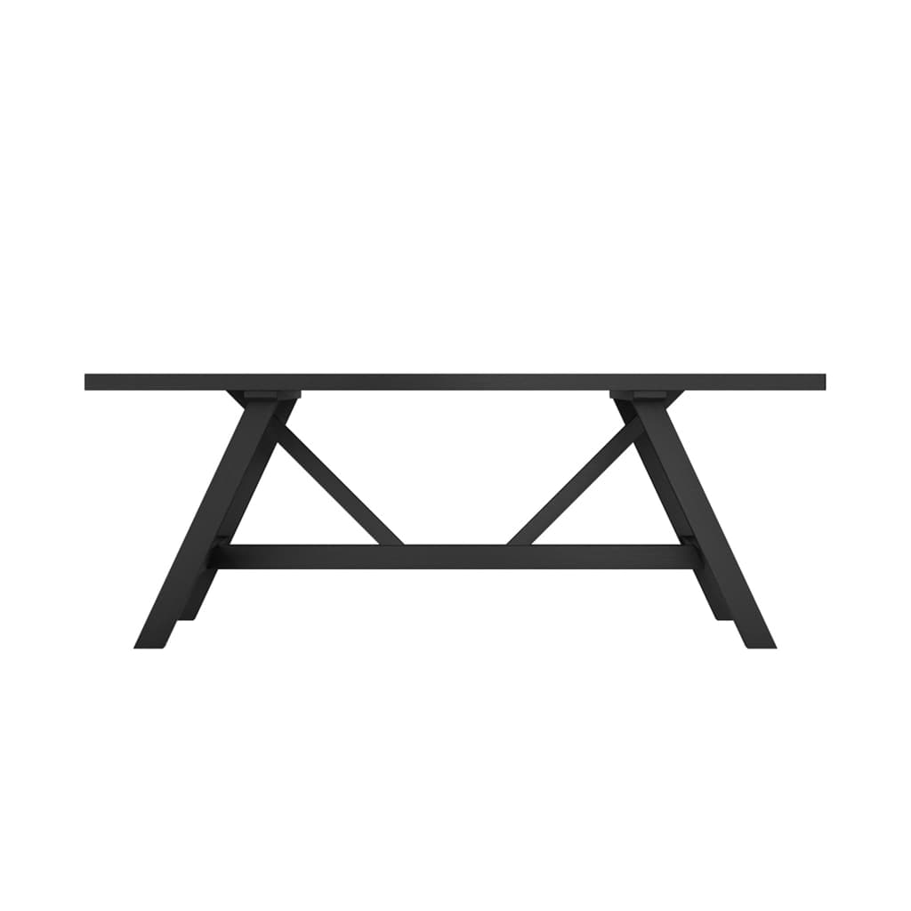 Nantucket Matte Black Dining Table