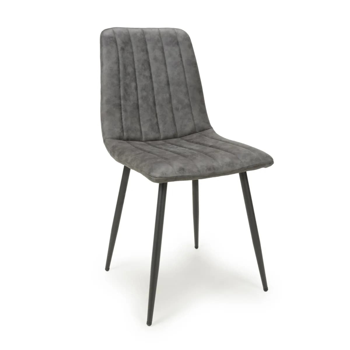 Lisbon Brushed Velvet Grey Dining Chair